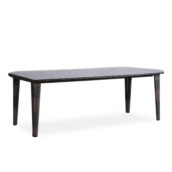 Largo 86" Rectangular Dining Table All Weather Wicker-Outdoor Dining Tables-Lloyd Flanders-LOOMLAN
