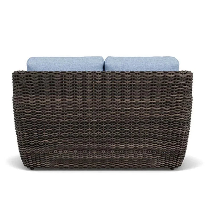 Largo Loveseat All Weather Wicker Furniture Made USA - LOOMLAN - Lloyd Flanders - Outdoor Sofas & Loveseats
