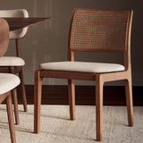 Larissa Chenille Modern Dining Chair 2PC