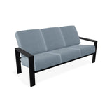 Larssen Aluminum d Deep Cushion Three-Seat Sofa