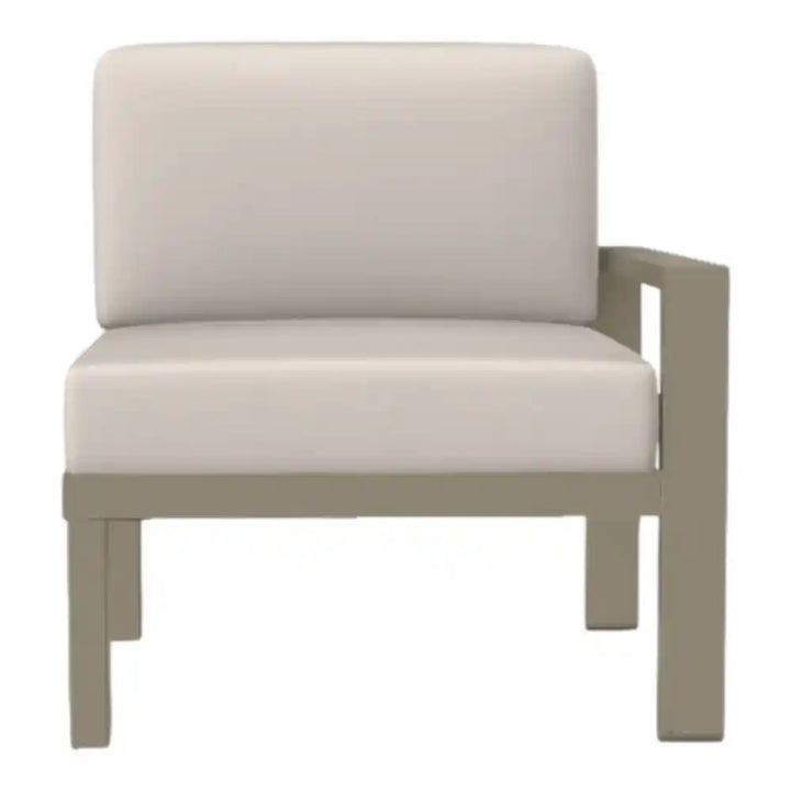 Larssen Deep Cushion End/Arm Section Durable-Outdoor Modulars-Telescope-LOOMLAN