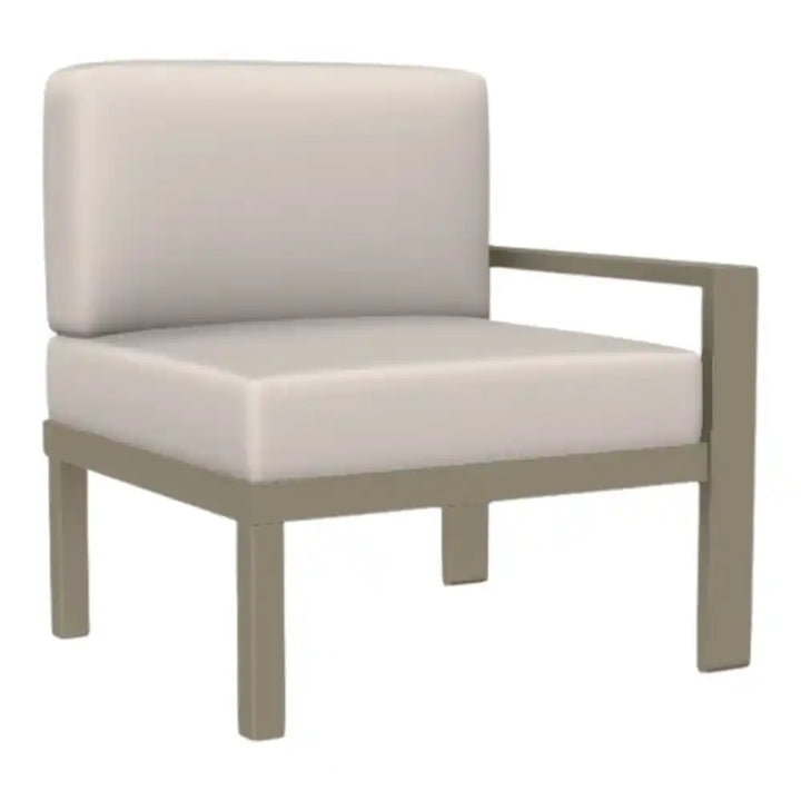 Larssen Deep Cushion End/Arm Section Durable-Outdoor Modulars-Telescope-LOOMLAN