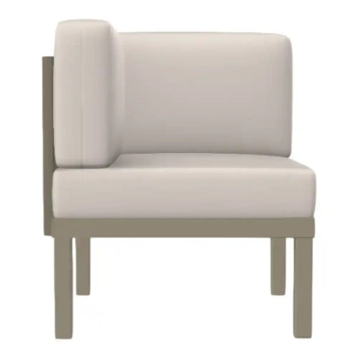 Larssen Deep Cushion Section Durable Aluminum-Outdoor Modulars-Telescope-LOOMLAN