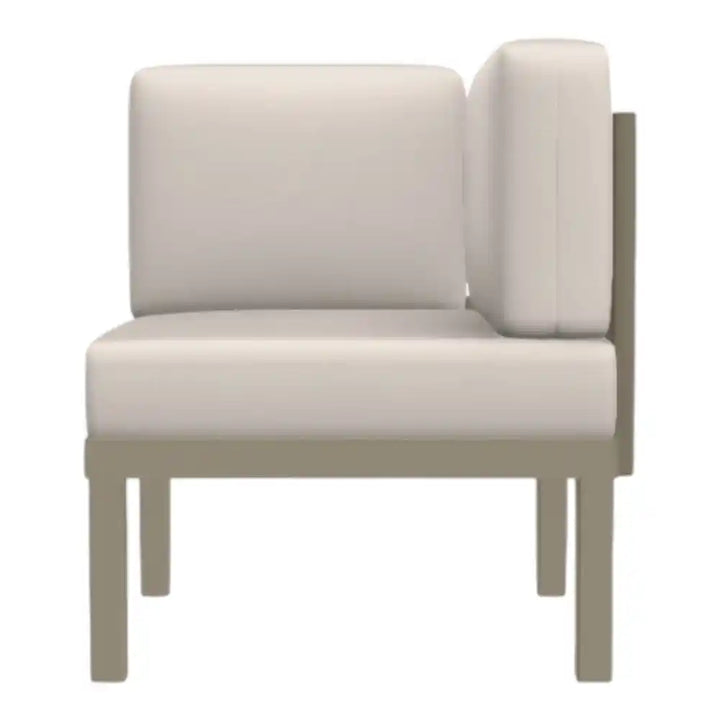 Larssen Deep Cushion Section Durable Aluminum-Outdoor Modulars-Telescope-LOOMLAN