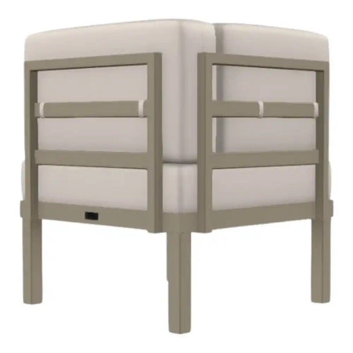 Larssen Deep Cushion Section Durable Aluminum-Outdoor Modulars-Telescope-LOOMLAN
