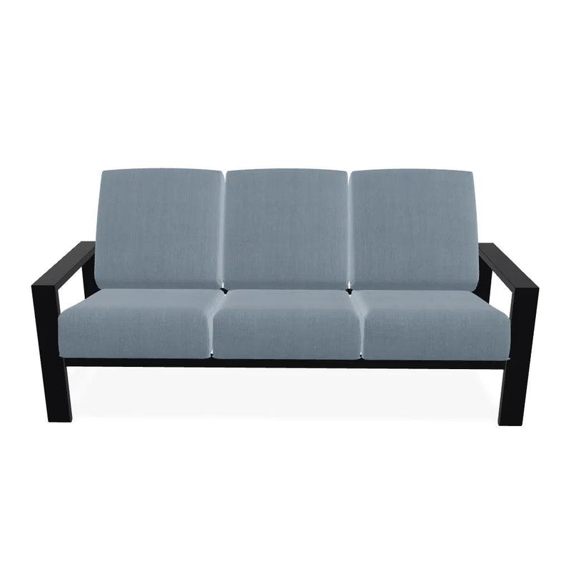 Larssen Aluminum Framed Deep Cushion Three-Seat Sofa