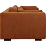 Las Vegas Clive Sofa - Terracotta Chenille Sofas & Loveseats LOOMLAN By LH Imports