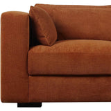 Las Vegas Clive Sofa - Terracotta Chenille Sofas & Loveseats LOOMLAN By LH Imports