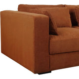 Las Vegas Clive Sofa - Terracotta Chenille Sofas & Loveseats LOOMLAN By LH Imports