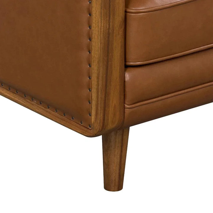 Las Vegas Mandalay Leather Club Chair - LOOMLAN - LH Imports - Club Chairs