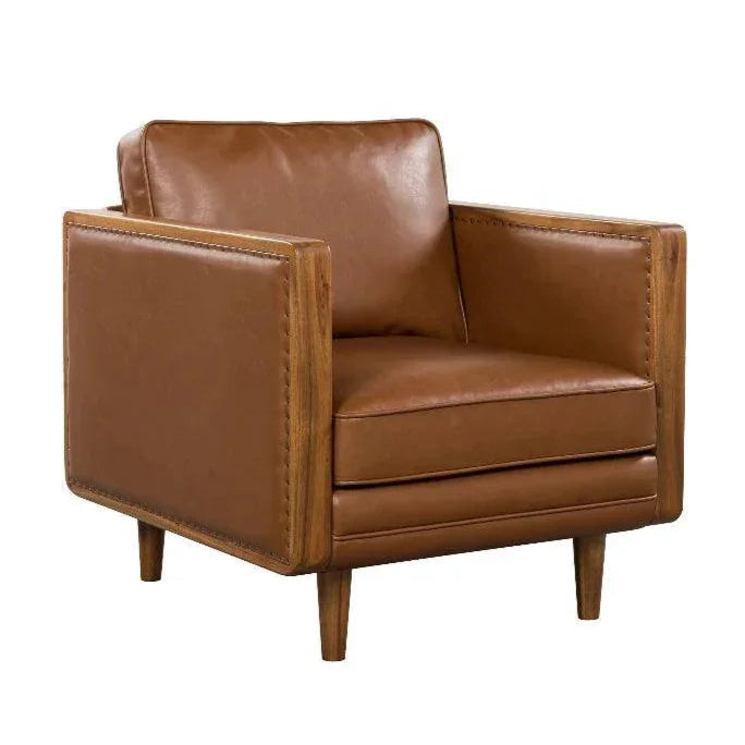Las Vegas Mandalay Leather Club Chair - LOOMLAN - LH Imports - Club Chairs