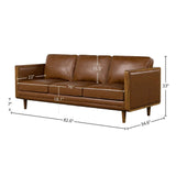 Las Vegas Mandalay Leather Sofa-Sofas & Loveseats-LH Imports-LOOMLAN