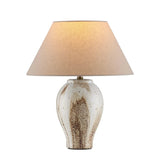 Latte Beige Modern Ceramic Table Lamp-Table Lamps-Currey & Co-LOOMLAN