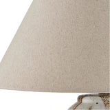 Latte Beige Modern Ceramic Table Lamp-Table Lamps-Currey & Co-LOOMLAN