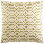 Lattice Brown Throw Pillow With Insert