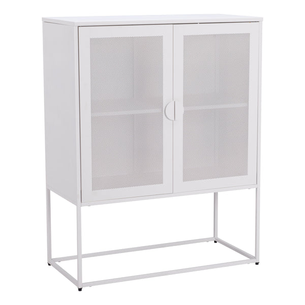 Lazaro Cabinet White-Accent Cabinets-Zuo Modern-LOOMLAN