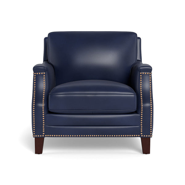 Leather Club Chair American Crafted Elegance Collection-Club Chairs-Uptown Sebastian-LOOMLAN