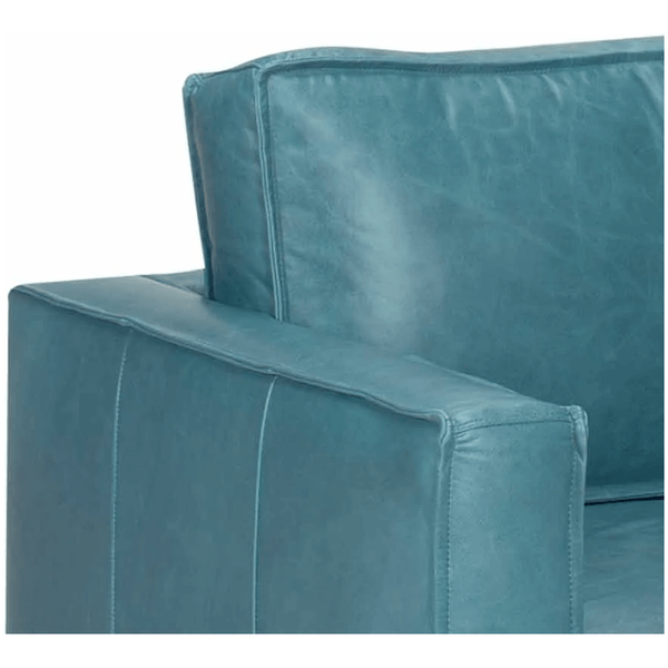 Leather Club Chair Removable Cushions-Club Chairs-Uptown Sebastian-LOOMLAN