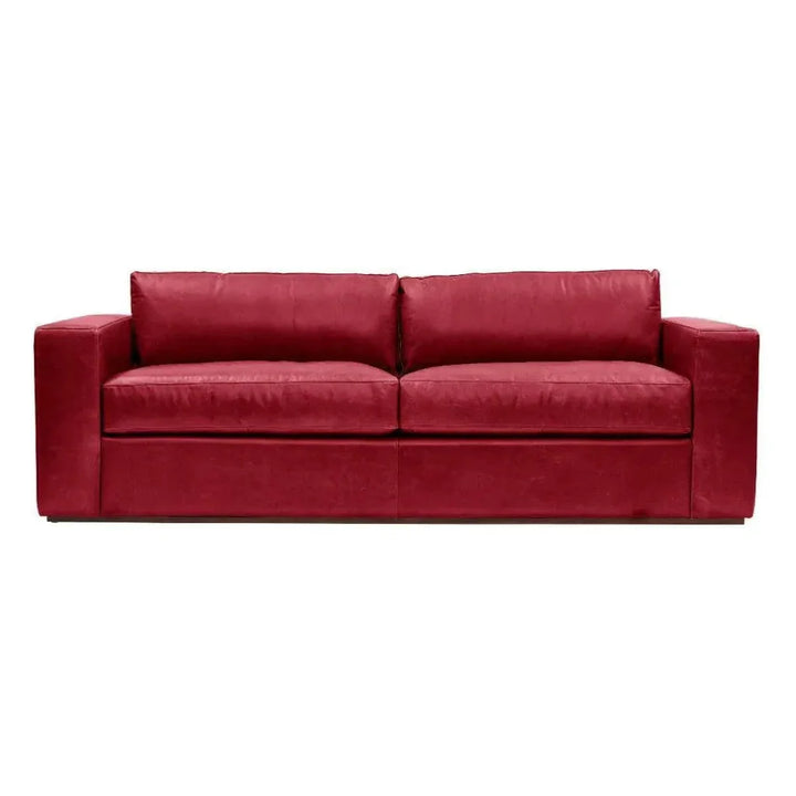 Leather Sleeper Sofa Pull out Couch Queen Size Bed - LOOMLAN - One For Victory - Sofas & Loveseats