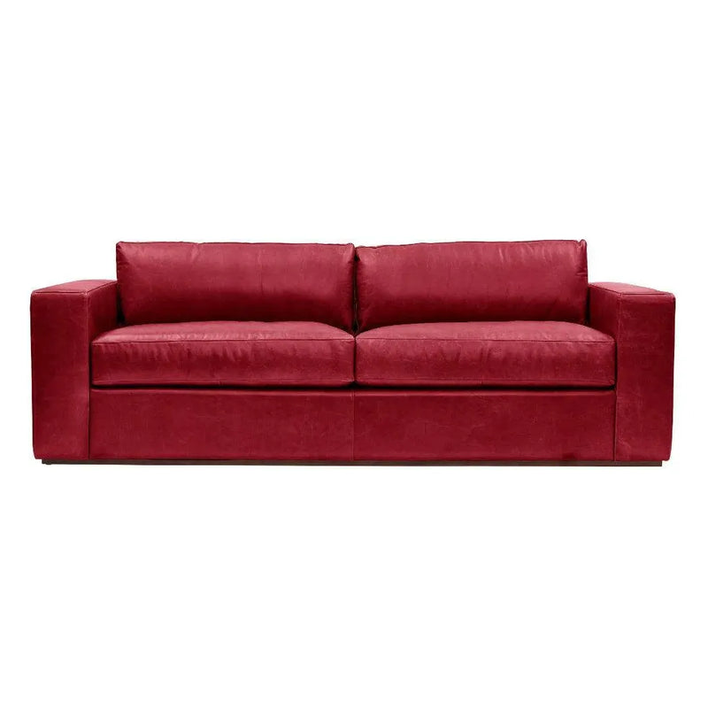 Leather Sleeper Sofa Pull out Couch Queen Size Bed Sofas & Loveseats LOOMLAN By One For Victory