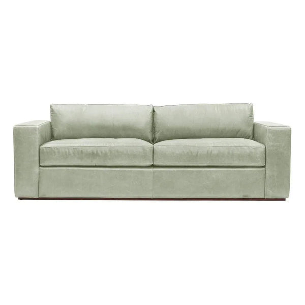 Leather Sleeper Sofa Pull out Couch Queen Size Bed