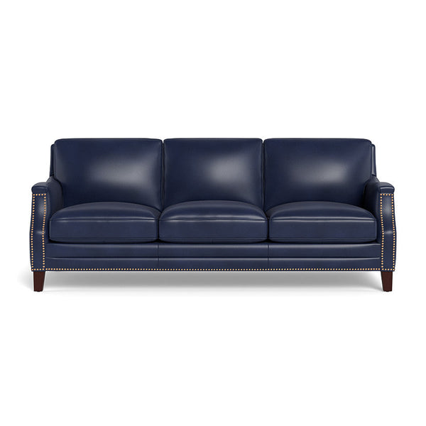 Leather Sofa American Crafted Elegance Collection-Sofas & Loveseats-Uptown Sebastian-LOOMLAN