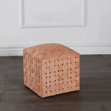 Leather Square Ottoman