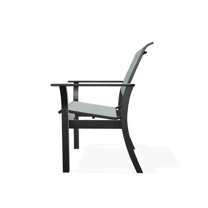 Leeward Marine Grade Polymer Stacking Cafe Chair-Outdoor Accent Chairs-Telescope-LOOMLAN