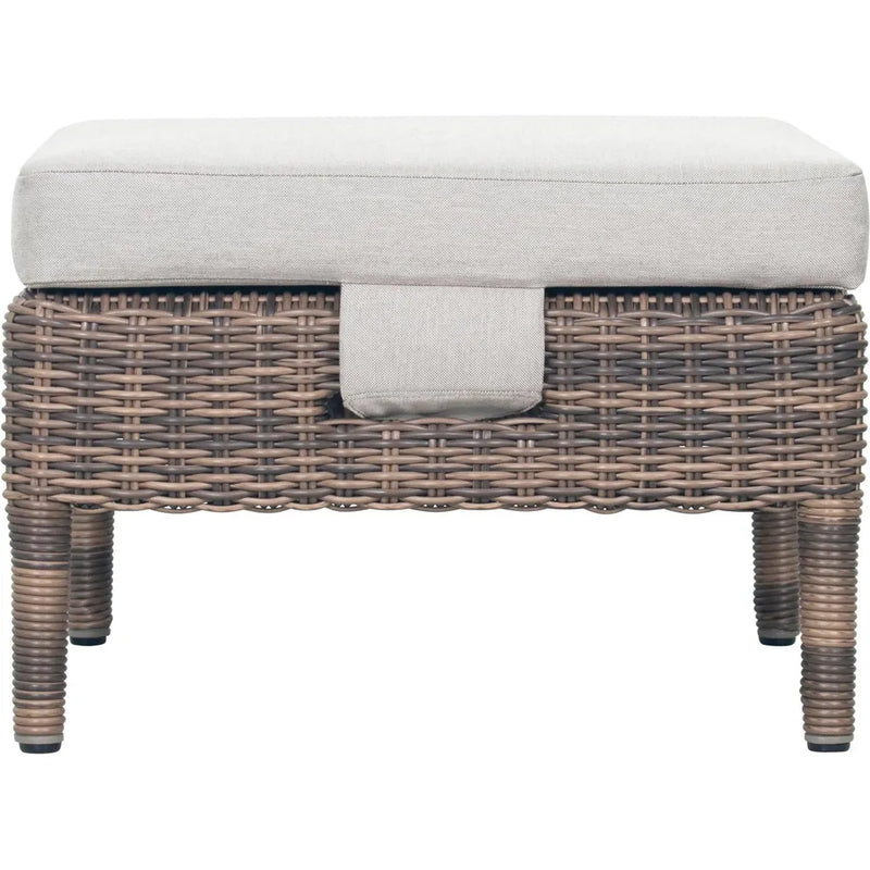 Leeward Ottoman - Grey Outdoor Ottoman