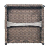 Leeward Ottoman - Grey Outdoor Ottoman