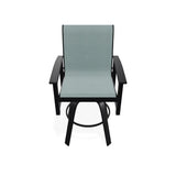 Leeward Bar Height Swivel Marine Grade Polymer Arm Chair