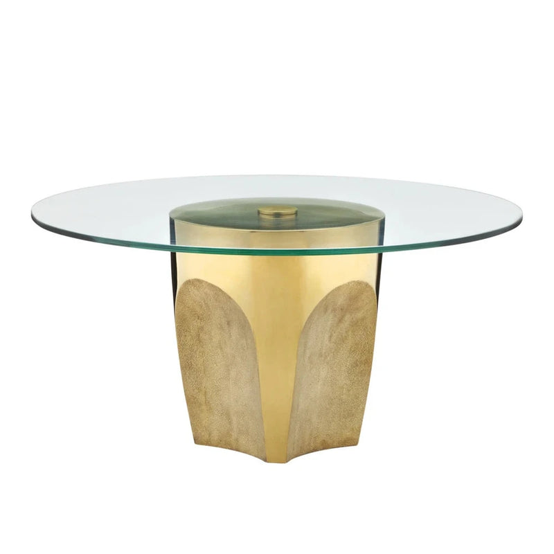 Lemy Modern Glass Steel Cocktail Table