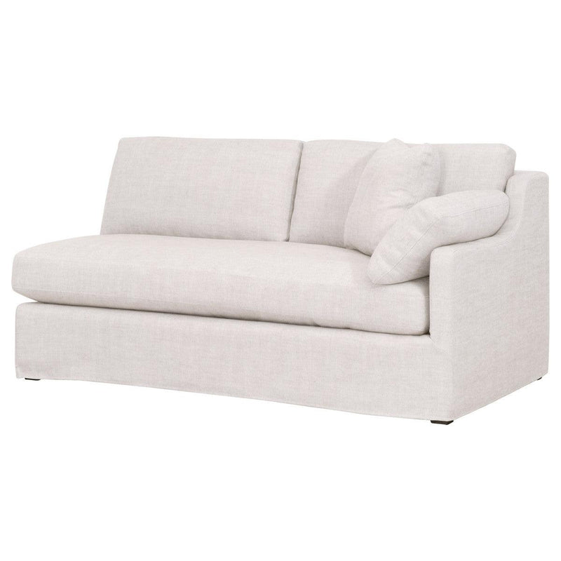 Lena Modular Slipcover 2-Seat Right Slope Arm Sofa Performance Modular Components LOOMLAN By Essentials For Living