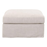 Lena Modular Slipcover Ottoman Performance Down & Feather Modular Components LOOMLAN By Essentials For Living