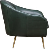 Leo Leather Modern Elegance Chair-Club Chairs-Olivia + Quinn-LOOMLAN