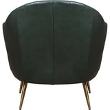 Leo Leather Modern Elegance Chair-Club Chairs-Olivia + Quinn-LOOMLAN