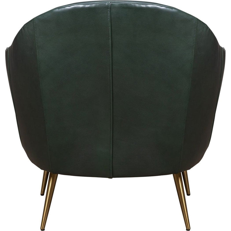 Leo Leather Modern Elegance Chair-Club Chairs-Olivia + Quinn-LOOMLAN