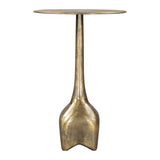 Lexi Side Table Antique Brass Side Tables LOOMLAN By Zuo Modern