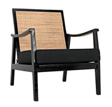 Lichtenstein Chair, Charcoal Black-Accent Chairs-Noir-LOOMLAN