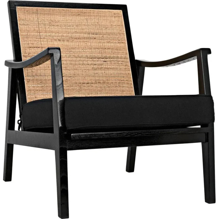 Lichtenstein Chair, Charcoal Black - LOOMLAN - Noir - Accent Chairs