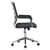 Liderato Office Chair Black Office Chairs LOOMLAN By Zuo Modern