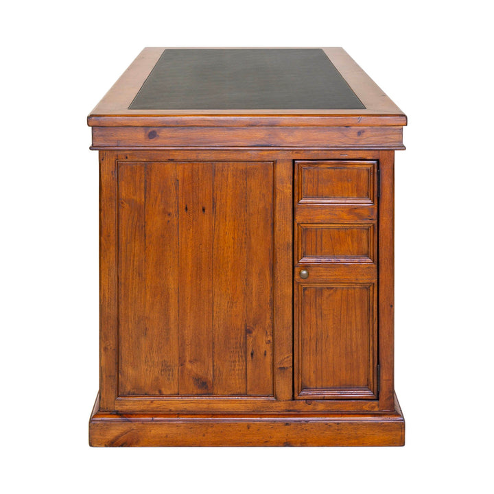 Lifestyle Solid Wooden Double Desk-Home Office Desks-LH Imports-LOOMLAN