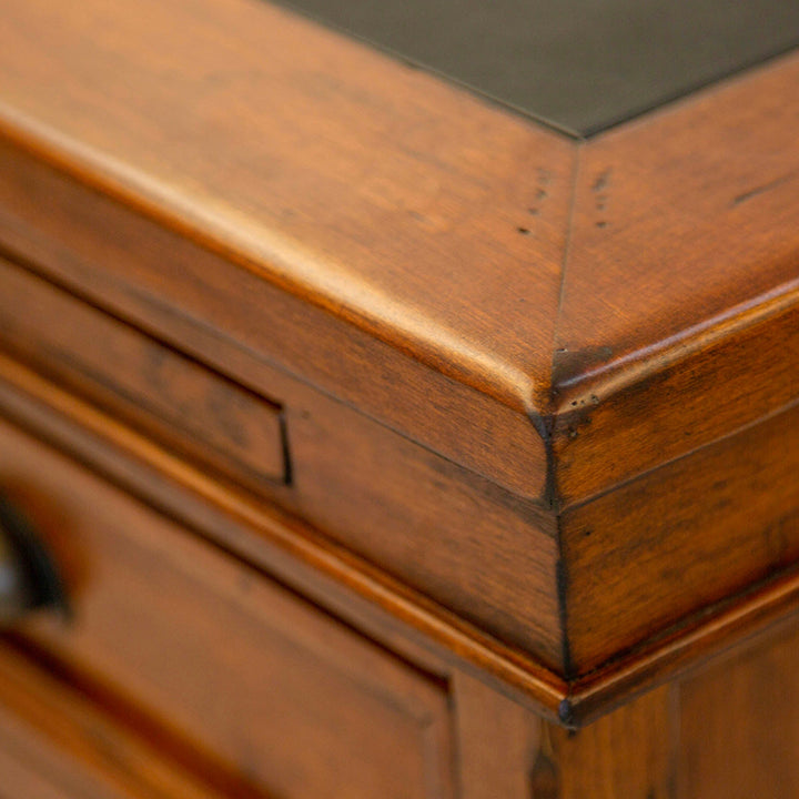 Lifestyle Solid Wooden Double Desk-Home Office Desks-LH Imports-LOOMLAN