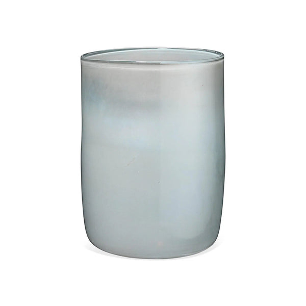Light Blue Glass Vapor Vase 11" Vases & Jars LOOMLAN By Jamie Young