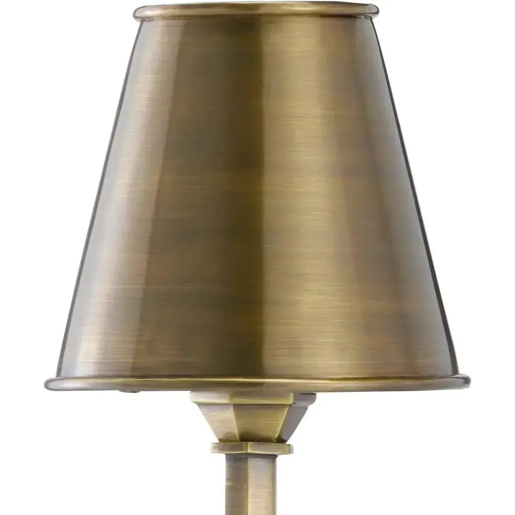 Light Moroccan Antique Brass Wollaton Wall Sconce