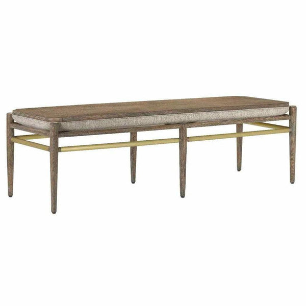 Light Pepper Brass Visby Calcutta Bench