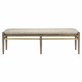 Light Pepper Brass Visby Calcutta Bench