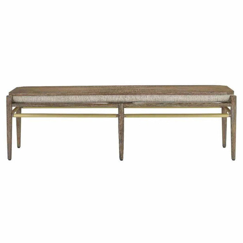 Light Pepper Brass Visby Calcutta Bench