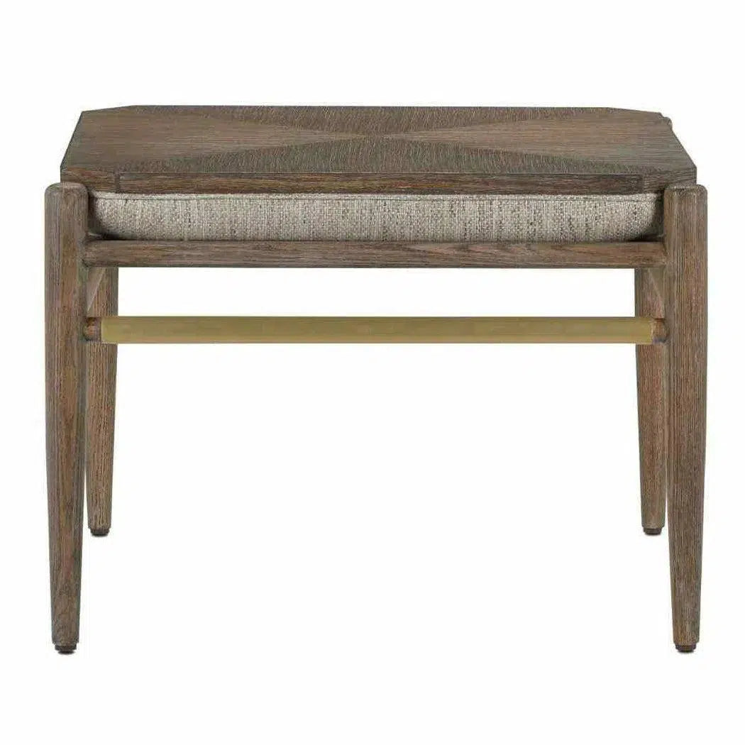 Light Pepper Brass Visby Calcutta Ottoman