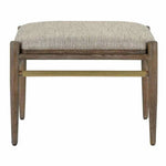 Light Pepper Brass Visby Calcutta Ottoman